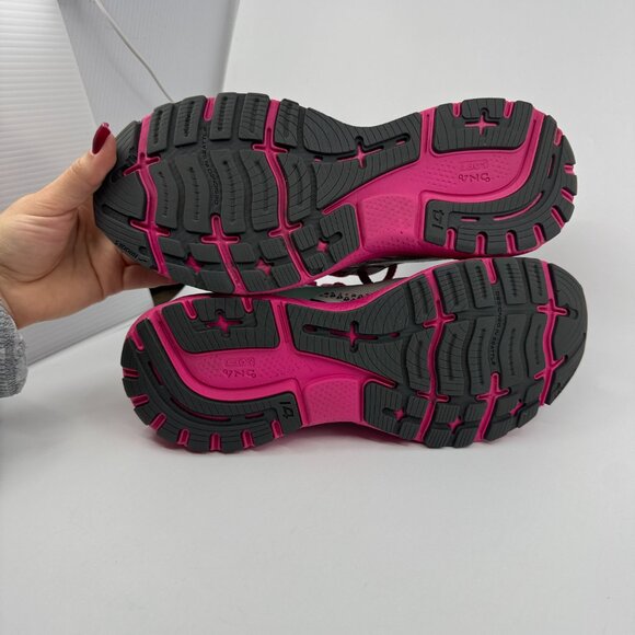 Brooks Ghost 14 Shoes Women Size 8 Gray/Pink Running Sneakers 120356-1B-024 - Picture 6 of 11